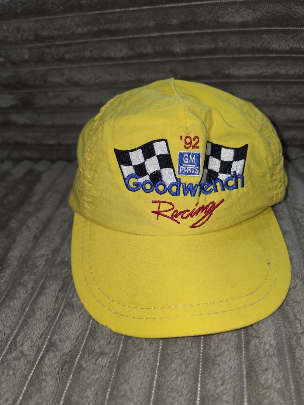 1992 Goodwrench Racing Snapback- Vintage - Bright Yellow - H2